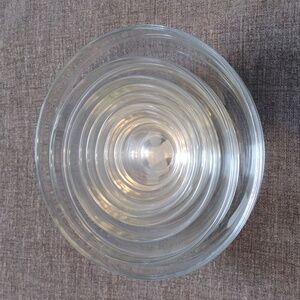 French Duralex Lys Empilable 8 Piece Glass Nesting Bowl Set